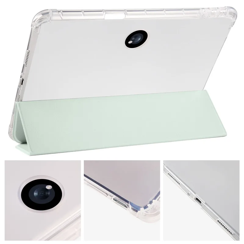 Funda For Oneplus Pad 2 Case With Pen Holder Trifold PU Leather Soft Back Stand Tablet For Oneplus Pad Pro 12.1 inch 2024 Case
