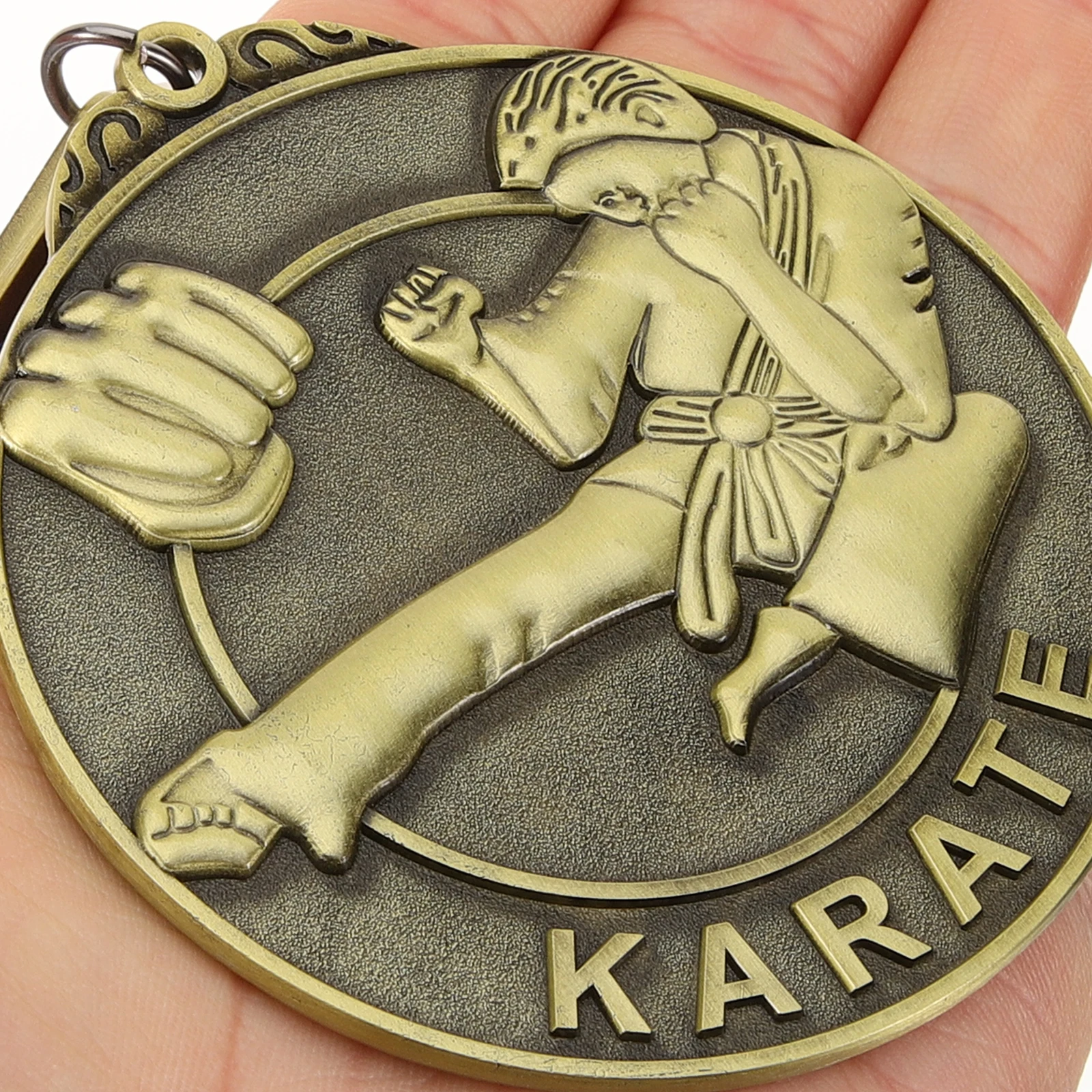 

Karate Medal 51 Designs Bronze Zinc Alloy Competition Award Medals Rustproof Martial Arts Event Decor Hanging Plate Wall