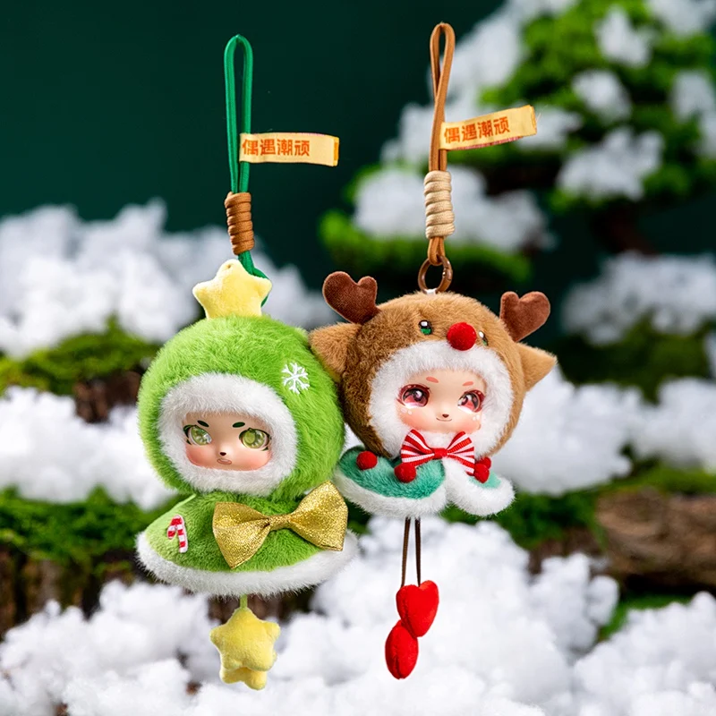 

Рождественская серия, виниловая кукла, плюшевая игрушка, рюкзак, подвеска, плюшевая игрушка, мультяшная аниме, милый подарок для детей, друзей