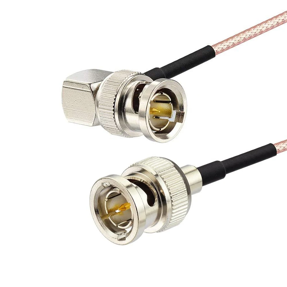 RG179 Cable 75 Ohm BNC Male to BNC Male Female Plug Jack Connector Adapter for Video Camera SDI Camcorder HD-SDI/3G-SDI/4K/8K