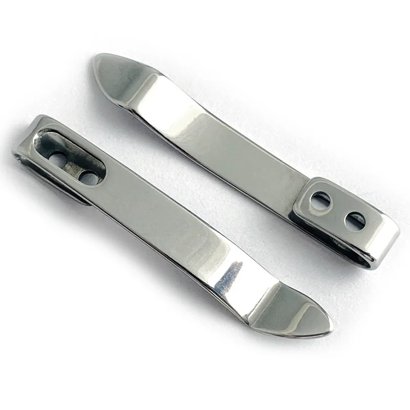 Складной нож, аксессуары для самостоятельного изготовления, детали M 2,5 420, складной инструмент из нержавеющей стали, задний зажим, карманный зажим с винтами