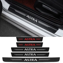 Calcomanías de umbral de puerta de maletero trasero de coche, pegatinas de cinta antiarañazos, película protectora, logotipo de Opel Astra, Antara, Meriva, Vivaro