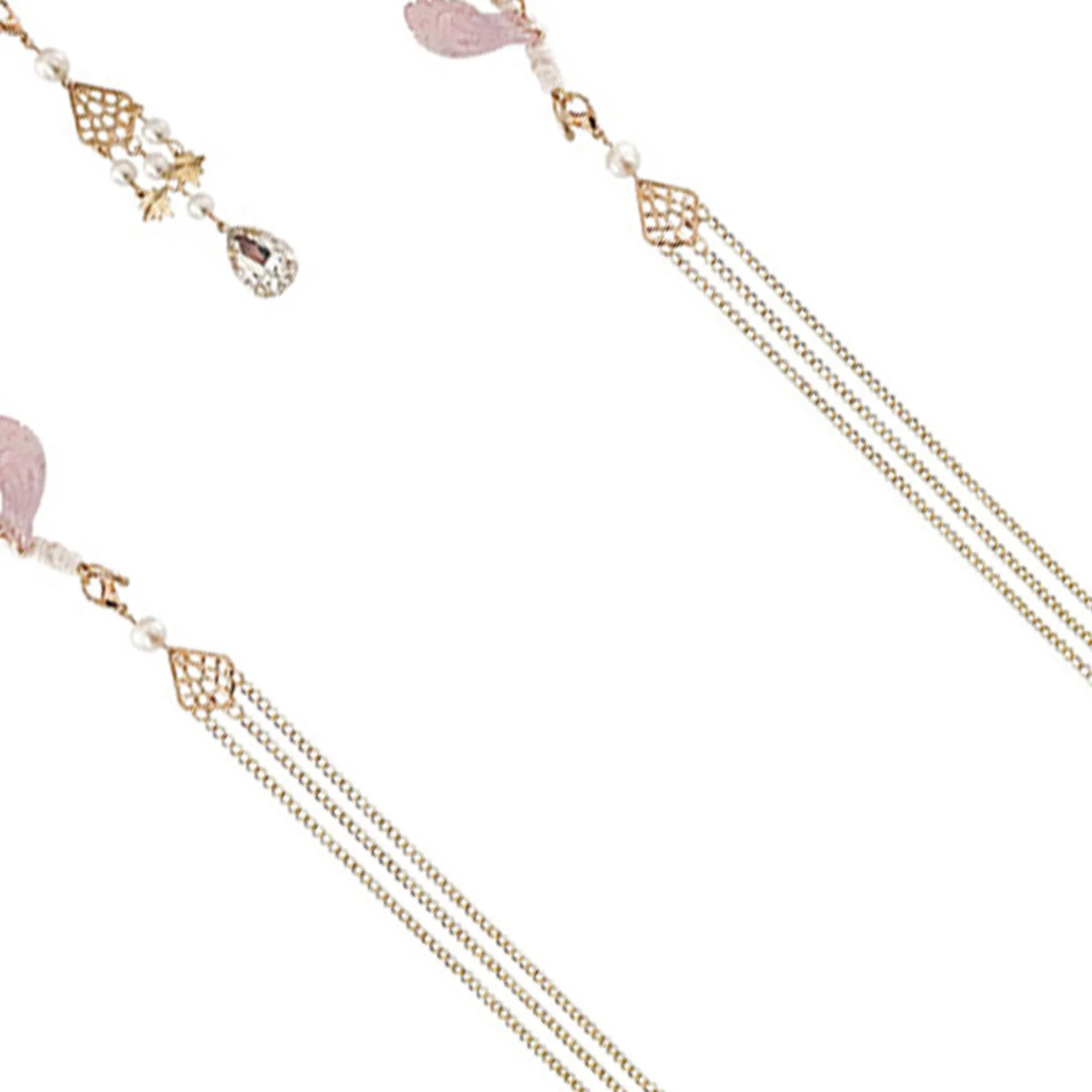 1 قطعة أغطية الرأس النمط الصيني أنيقة طويلة شرابة Hanfu غطاء الرأس للنساء إكسسوارات الشعر التقليدية حفل زفاف تبادل لاطلاق النار الصور