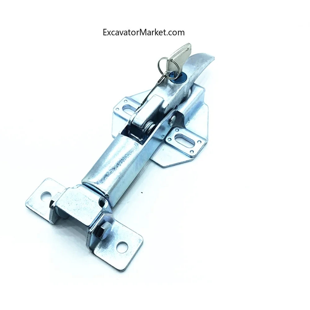 For Kobelco SK120/200/210/350-5/6/8/6E Excavator Engine cover Lock Cylinder Head Lock catch high-quality excavator accessories