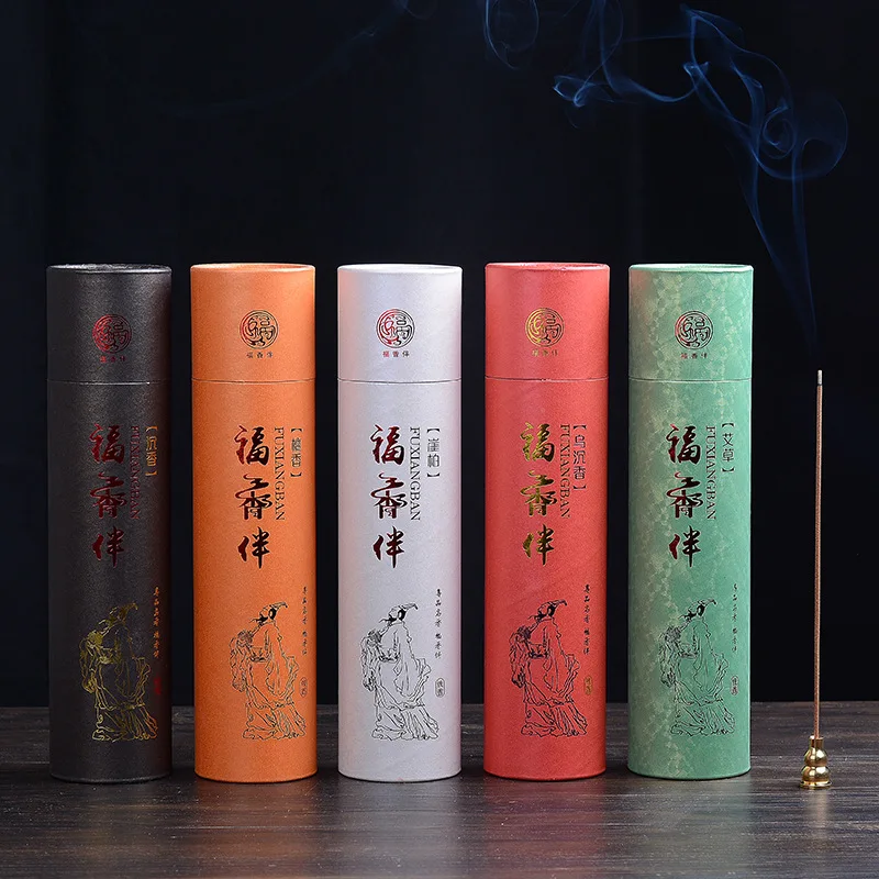 New sandalwood 200g cartridge incense care wormwood natural aloe cliff cypress indoor home lying