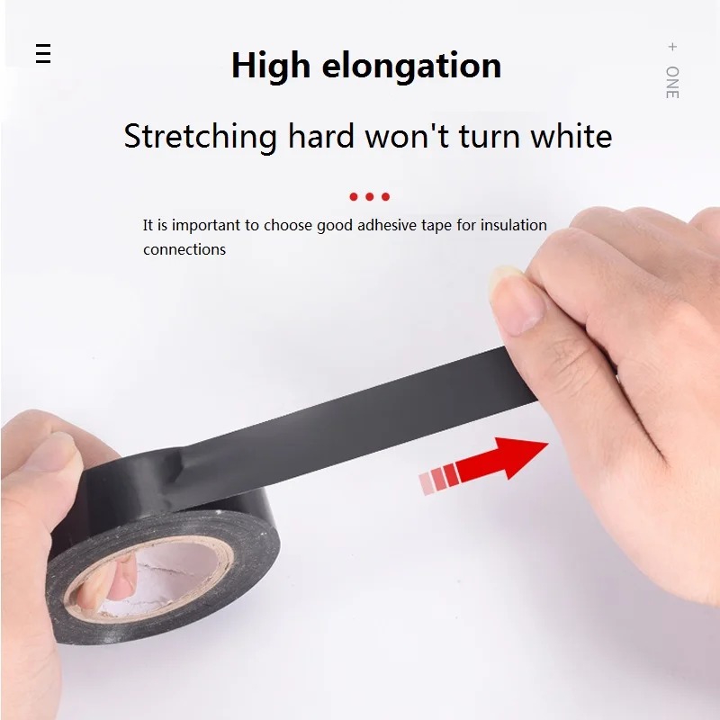 SIMIHUI Electric Tape High Quality PVC Material Single Sided Rubber Waterproof Water Pipes for Wires Repair