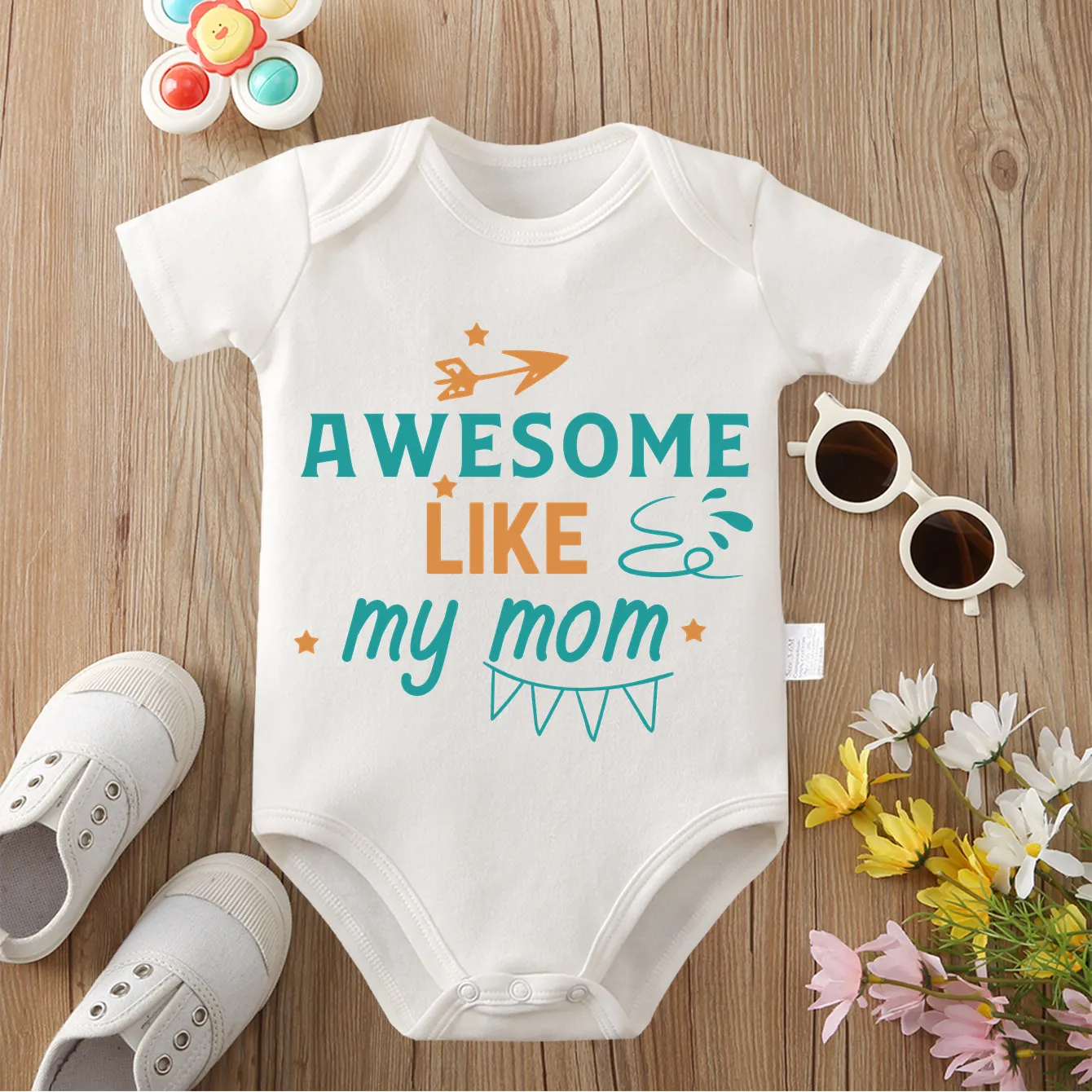 

100% Cotton Onesie Cloths The Best Baby in The World Print Comfortable Bodysuit for Baby Jumpsuit for 0 To 12 Months Newborn