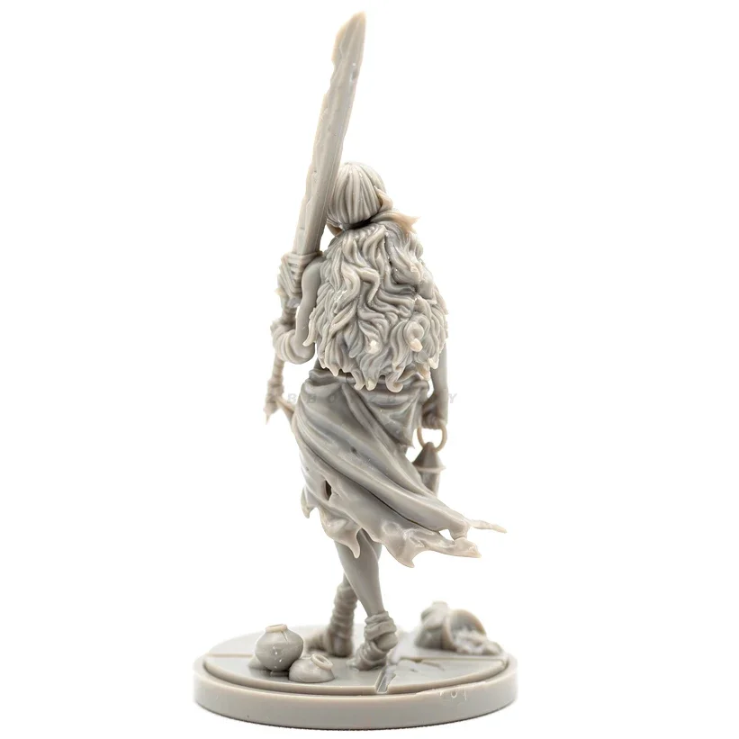 Kits de modèles en résine 38mm, figurine beauté incolore et auto-assemblée (offre spéciale) A-1968