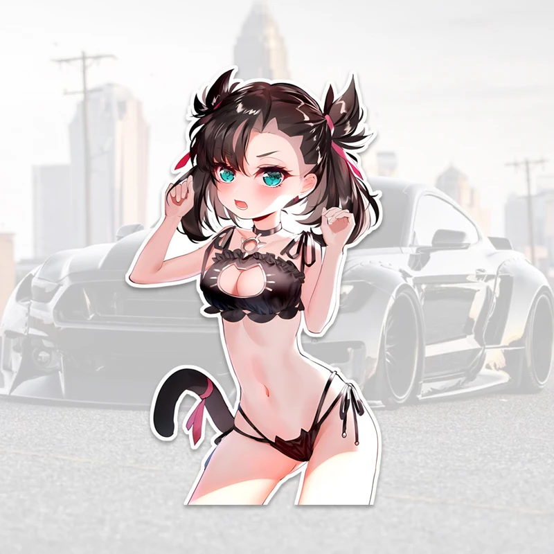 

Hot Girl Anime Car Stickers Decals Helmet Windows Laptop Sticker Creative Decal Windshield Decoration Vinyl Car Accessories