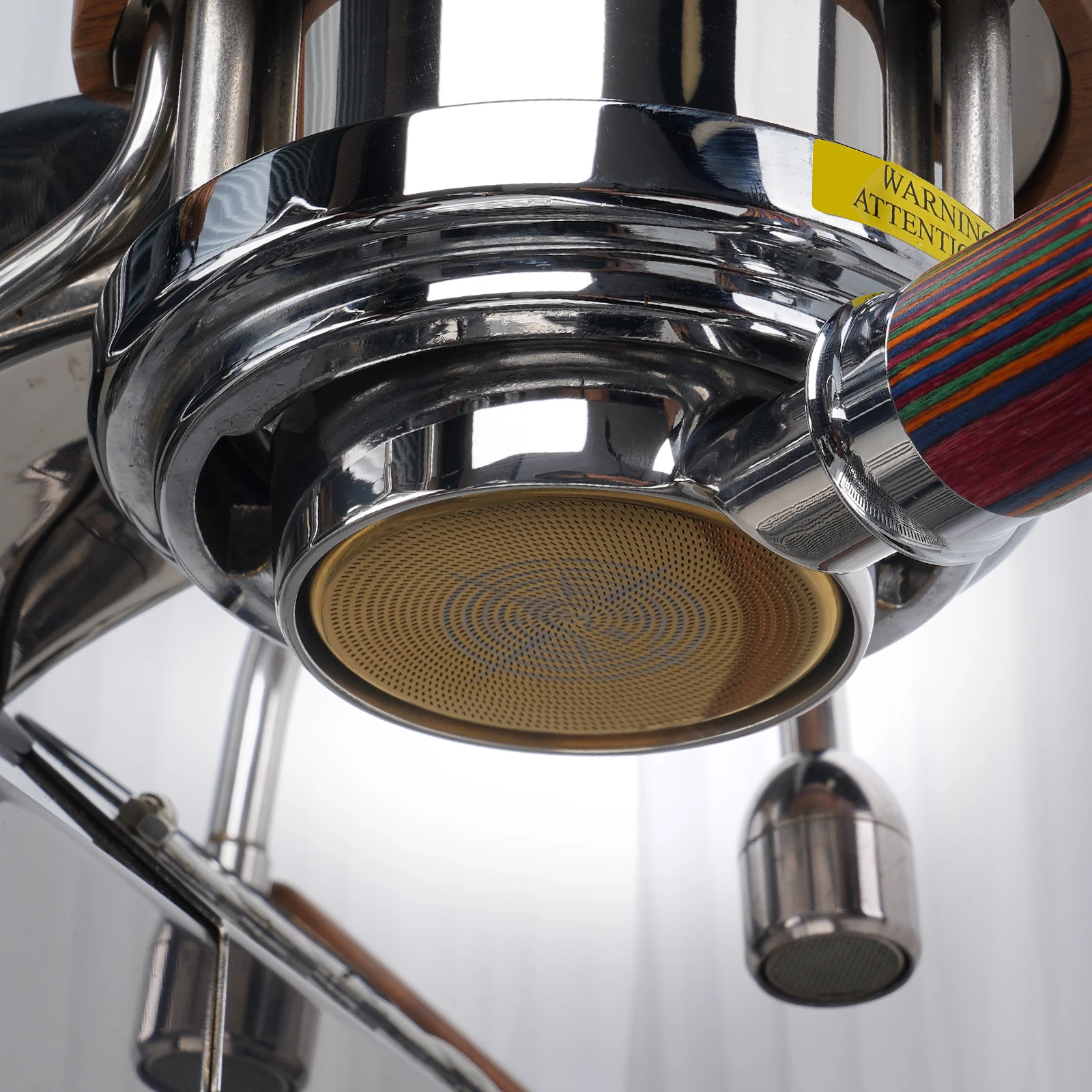 IKAPE Precision High Extraction Coffee Filter Basket -Matrix, Stainless Steel Espresso Filter Basket for Bottomless Portafilter