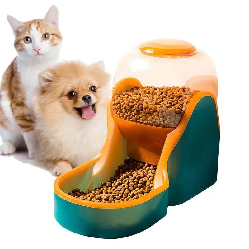 

Automatic Cat Feeder Gravity-Controlled Feeder and Dispenser Automatic Dog Cat Gravity Food and Water Dispenser for Cats Dogs