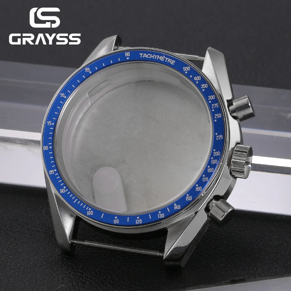 VK63 Gehäuse 39,7MM für Speed Master Metallgehäuse Lünette Chronograph für VK63 Uhrenzubehör Uhrenteile Passend für 20mm Armband – Detail 7