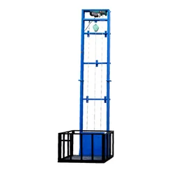 Hydraulic freight elevator, simple factory, small household warehouse, guide rail, monorail lifting platform, electric hoist