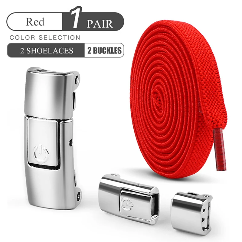 8 mm Schnürsenkel ohne Krawatte, Press-Lock-Schnürsenkel ohne Krawatten, elastische Schnürsenkel, Sneaker, Kinder und Erwachsene, verbreiterte flache Schnürsenkel für Schuhe