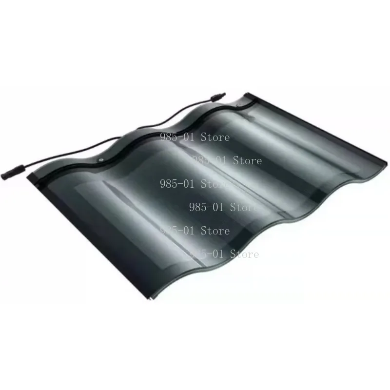 Waterproof Three-Layer Curved Photovoltaic Han Tile, Household Building Roof Solar Power Generation Tile