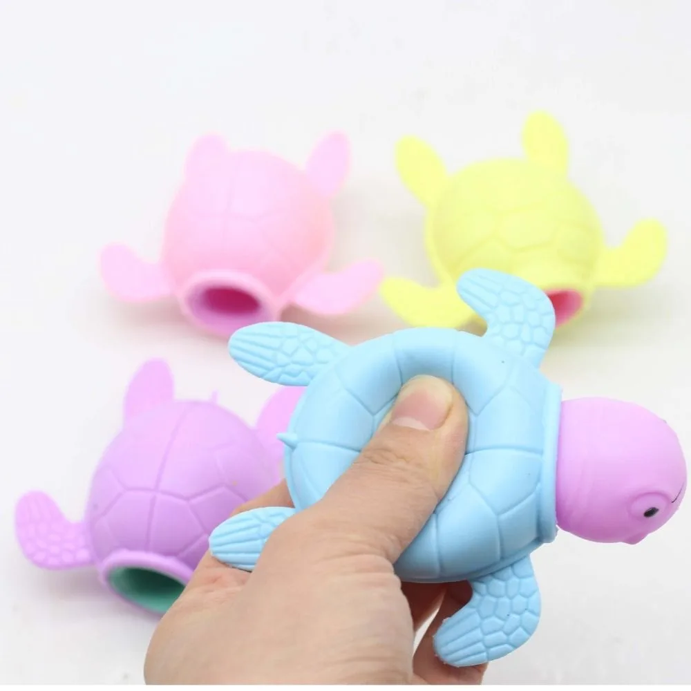 Kawaii lustiges Squeeze-Schildkröten-Spielzeug, weiches, langlebiges, dekomprimierendes Spielzeug, verrückte Geschenke für Kinder und Erwachsene