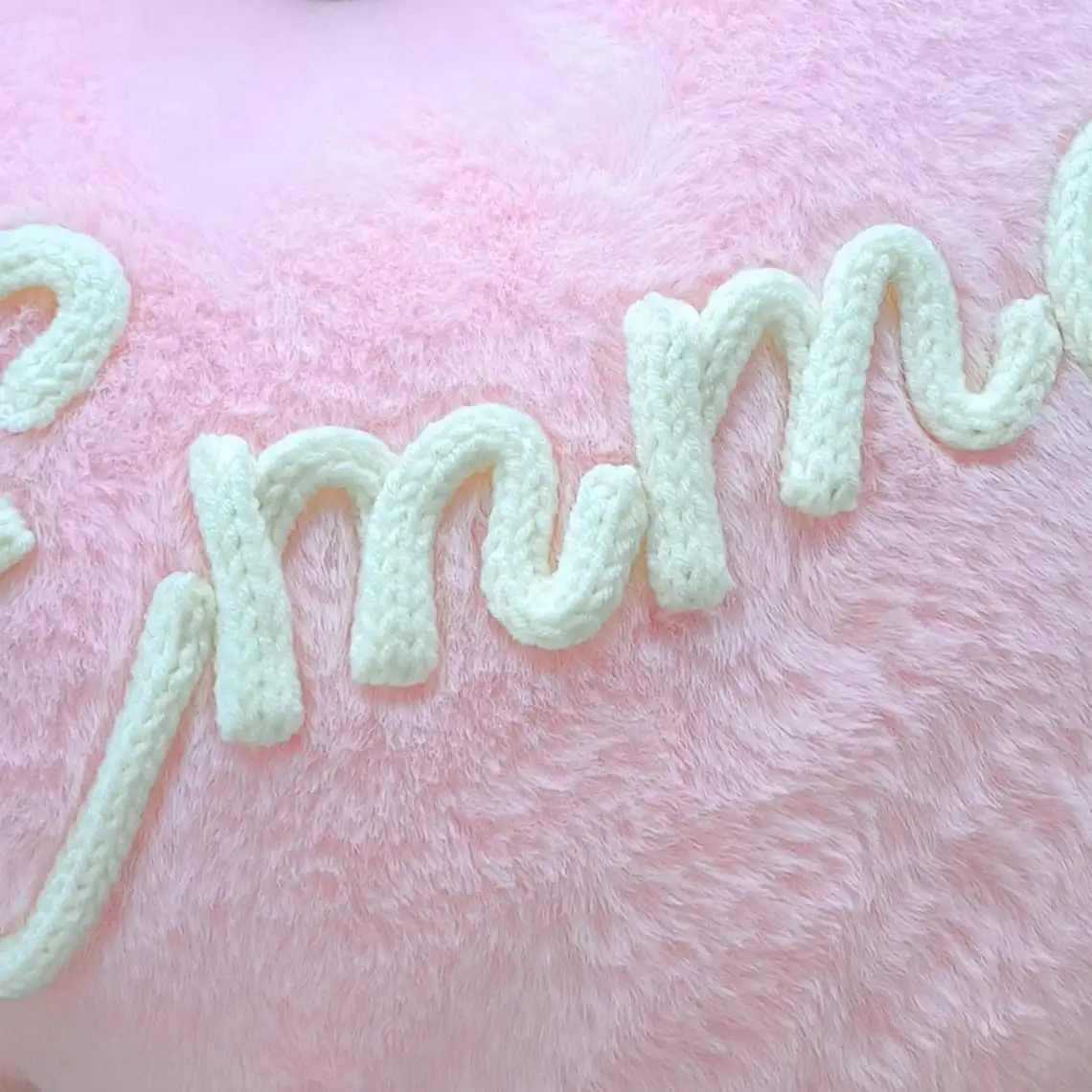 Personalized Heart Shaped Pillow, Customized Name Cushion, Pajama Party Gift for Girls, Home Decor Bedroom Decor