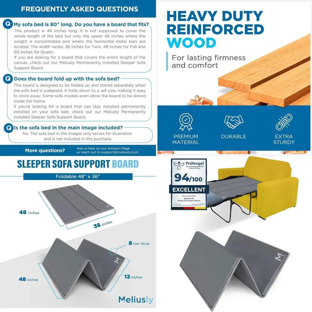 

Двойной сверхмощный диван-кровать, каркас кровати из армированного дерева, выдвижной матрас для дивана