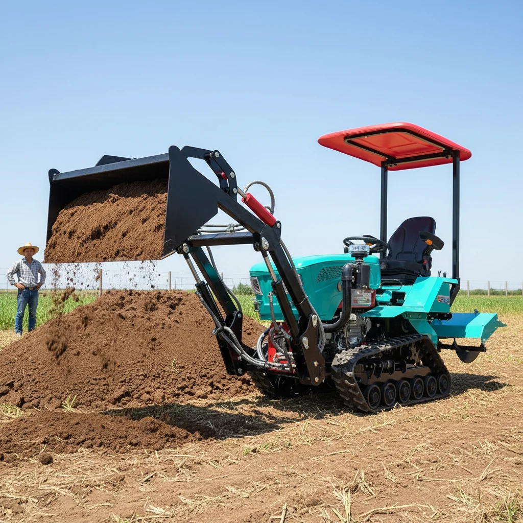 Customize 50HP 75HP Crawler Tractor Farm Machinery CE EPA Approved For Agriculture And Landscaping