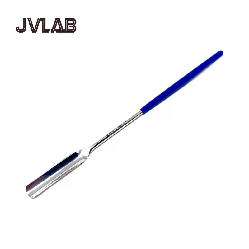 

Micro Stainless Steel JVLAB Spatula Cushion Capsule Powder Filling Spoon Microspoon Half Rounded Scoop Spatula Sampler