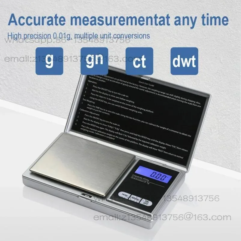 Precision Mini Micro Scale 0.01g Gold Balance Gram Scale Long Association CX258 Electronic Jewelry Scale