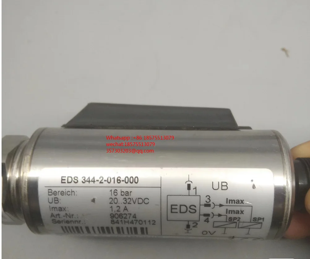 

HYDAC EDS-344-2-066-000 Pressure Switch Has A Range of 0-16bar 100%NEW Original