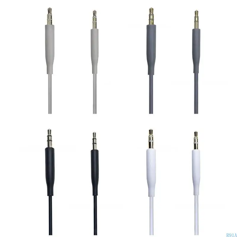 Audiófilos R91A Cable 3.5 mm a 2.5 mm Reemplazo cordón masculino para Bose700 QC45 35 25 OE2 Auriculares Teléfonos