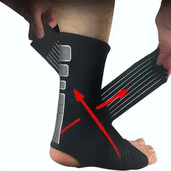 1Pcs Sport Ankle Brace Arch Support Plantar Fasciitis Achilles Tendon Ankle Compression Sock Sleeves for Foot Joint Pain Relief
