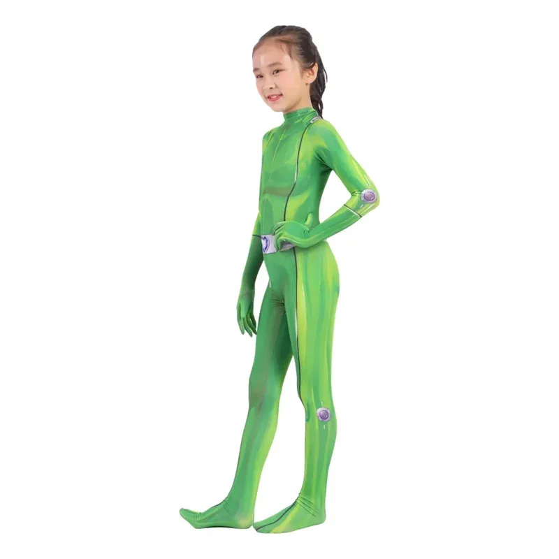 

25COS3D печатный костюм для косплея Totally Spies для взрослых девочек клевер Ewing костюмы на Хэллоуин для женщин Рождественский костюм Александра