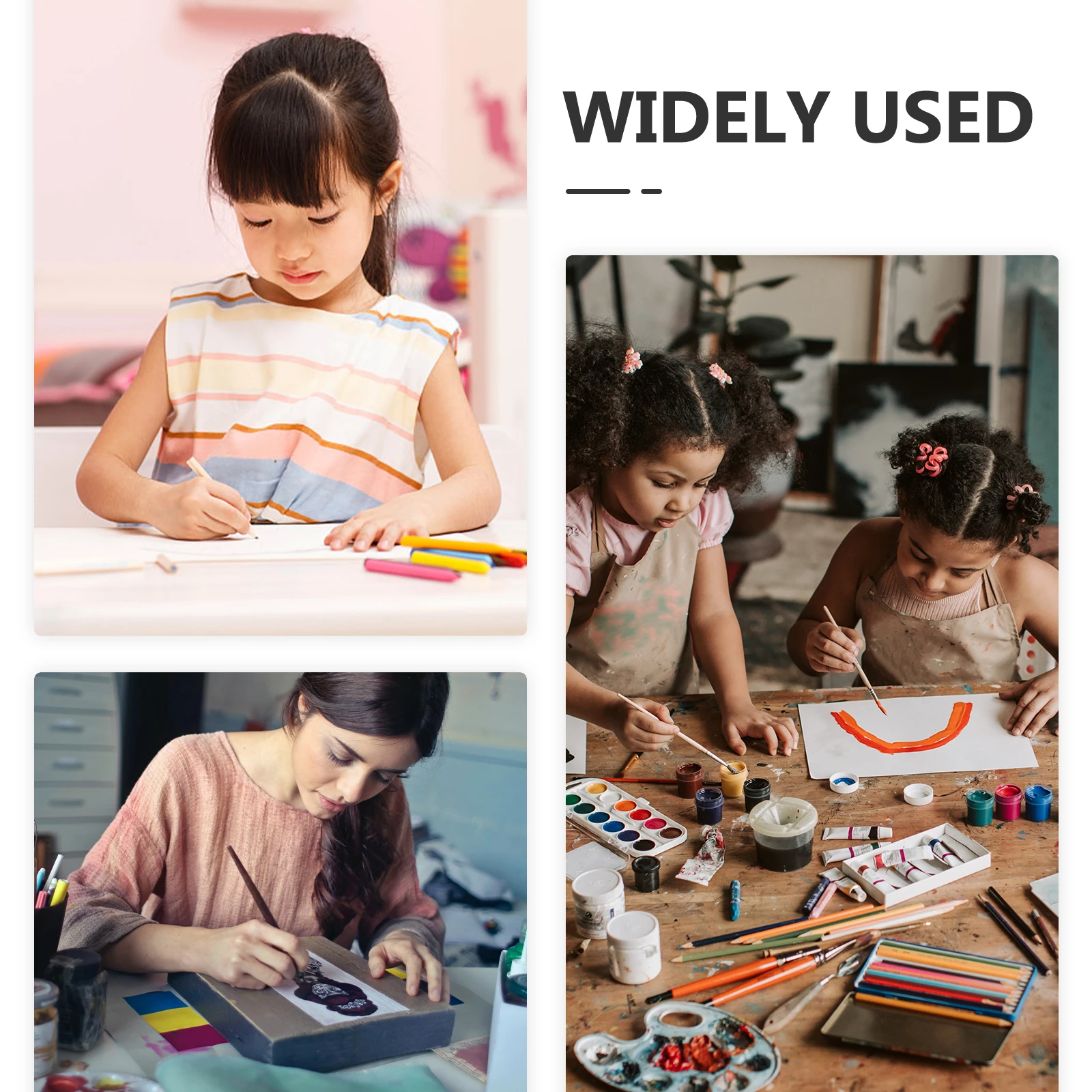 

8K Drawing Board Wood Artist Board for Sketching Painting Drafting Home Studio Outdoor Lightweight Strong Non-Deformable Design