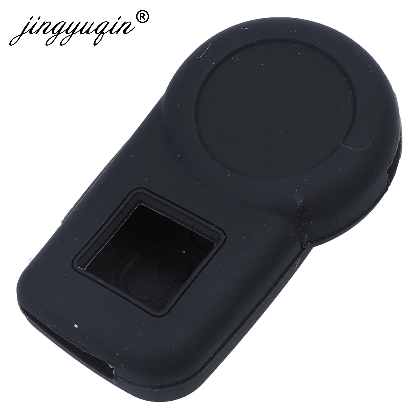jingyuqin Rubber Skin Key Case for Citroen DS3 peugeot Silicone Flip Key Cover Protector Holder