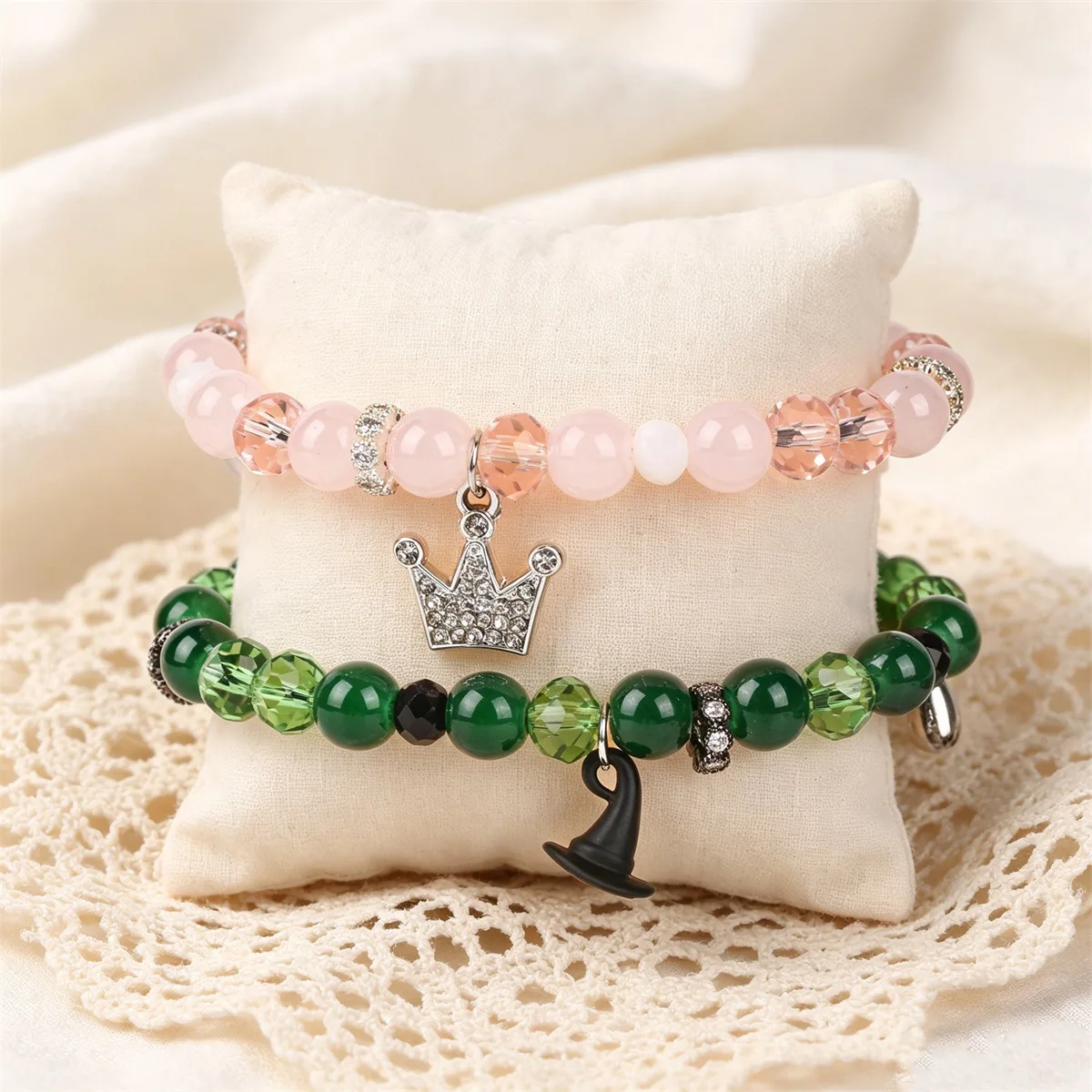 Wicked Stuff Wicked Bracelet Crystal Vintage Green Bracelet