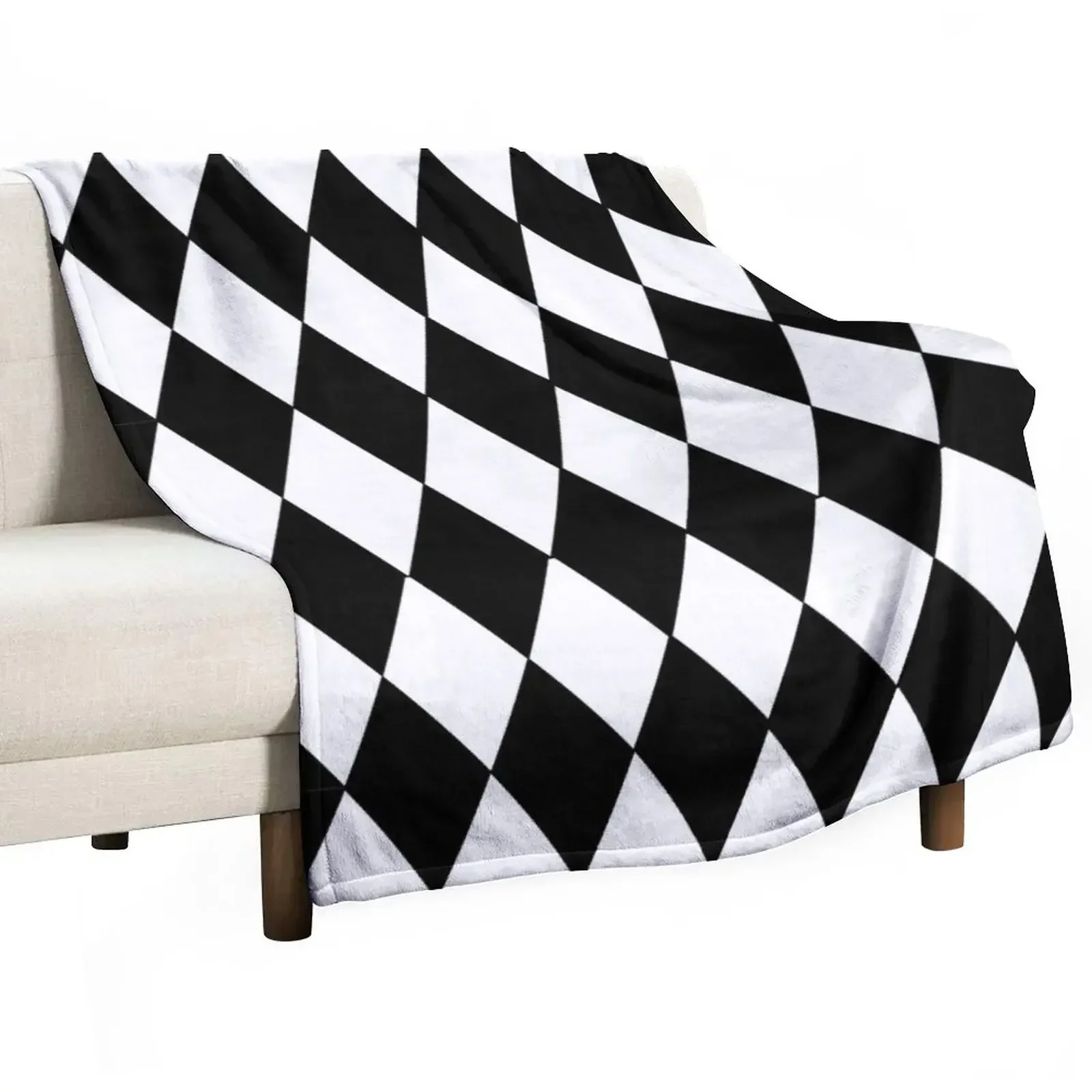 

Black and white diamond pattern Throw Blanket Loose blankets and throws Blankets