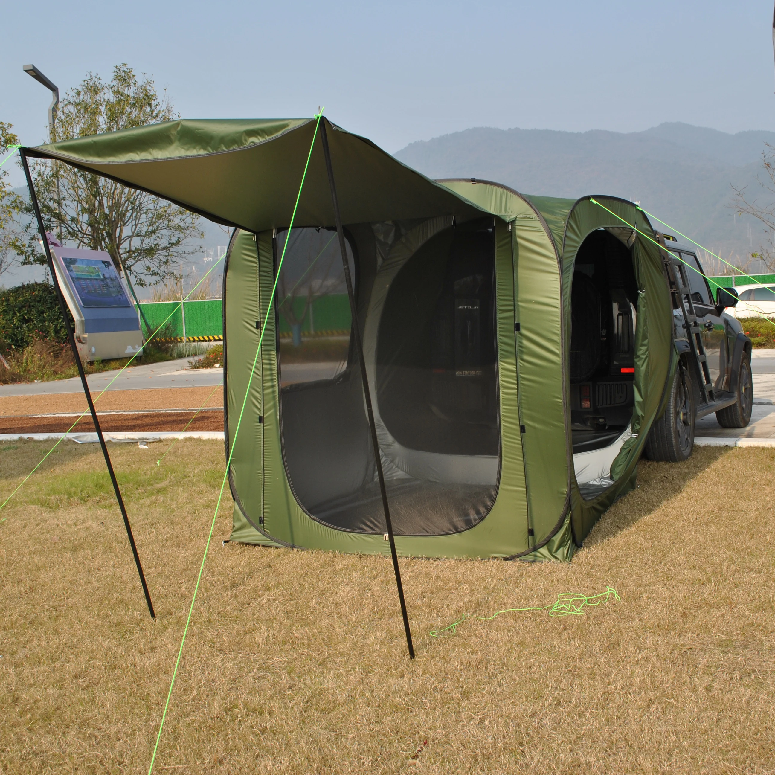 Car Rear Automatic Tent, Car Tailgate Tent,Pop Up Car Rear Tent, SUV Tents Car Tents for Campers Multipurpose Truck Tent