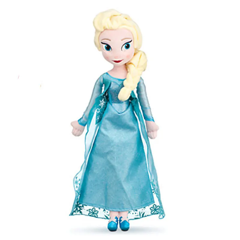 40 CM Frozen Anna Elsa Dolls Snow Queen Princess Anna Elsa Doll Toys Stuffed Frozen Plush Kids Toys Birthday Christmas Gift