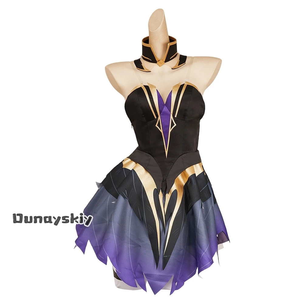 لعبة المنافسين دور خنجر فستان تأثيري زي الأرجواني الأميرة لوليتا فساتين حريمي خنجر لعب الأدوار فتاة plaűе شعر مستعار الدعاوى