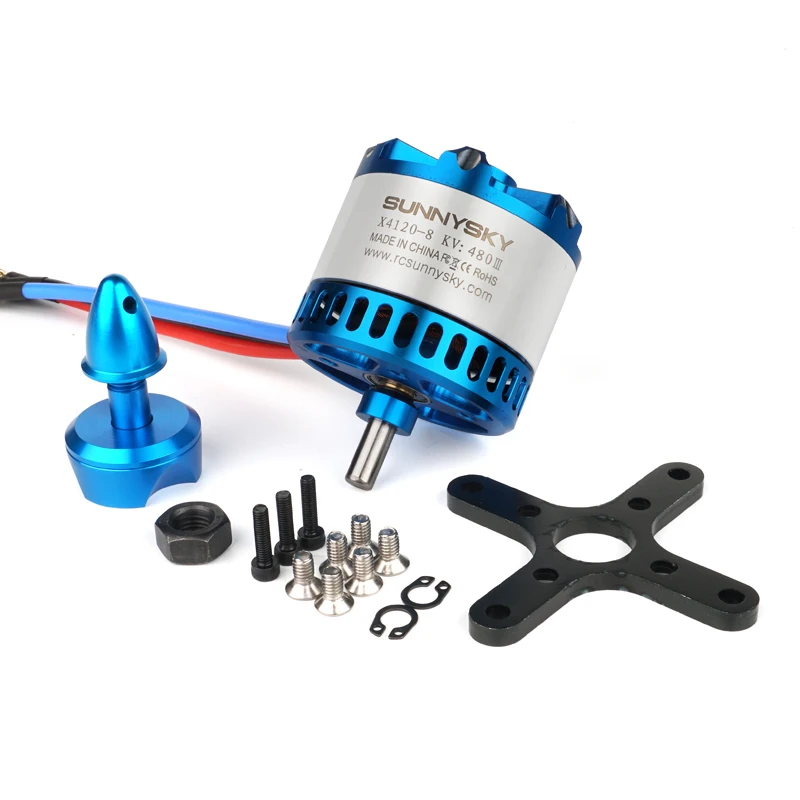 

1PC SUNNYSKY X4120 KV480 550 70E 3D 3A Brushless Motor for RC Quadcopter Airplanes Fixed Wing Plane Fpv DIY Parts Accessory