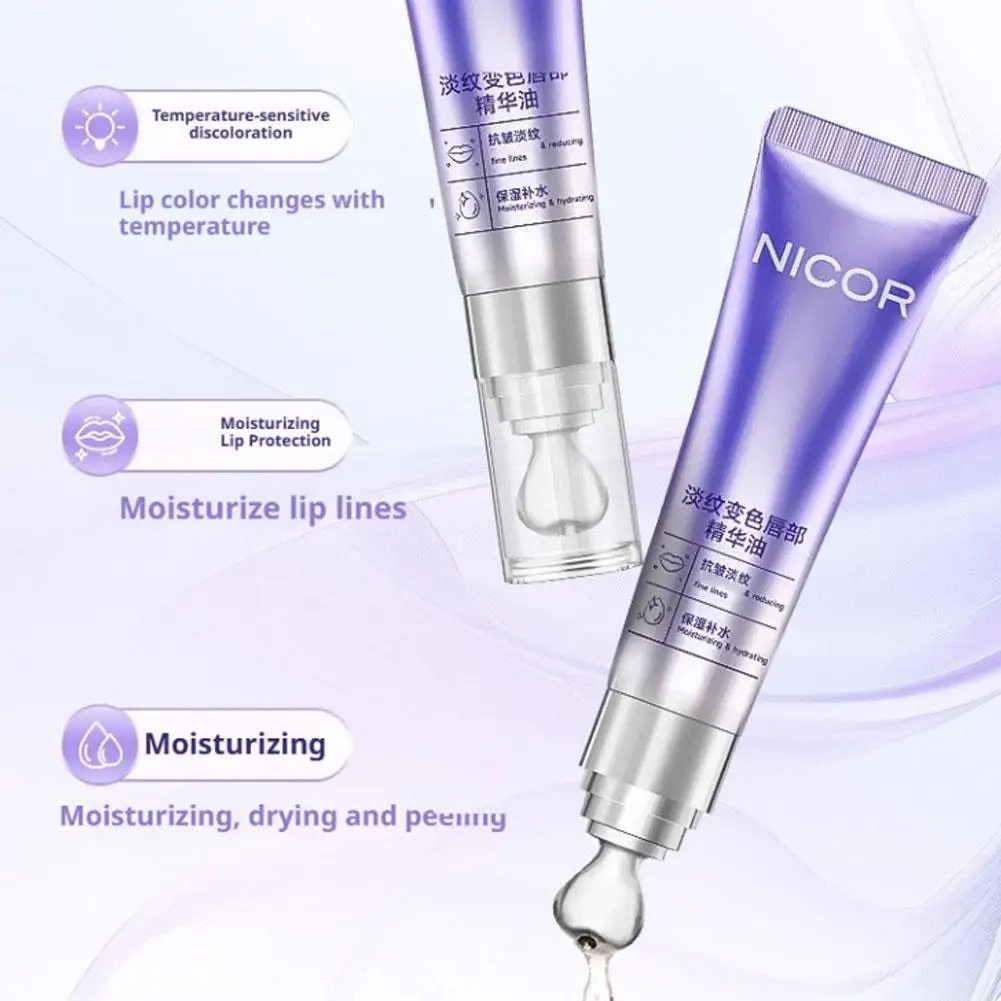 Novo batom hidratante com mudança de temperatura de cristal, estrela brilhante, gelatina brilhante, bálsamo labial de longa duração, óleo labial, maquiagem de cuidados