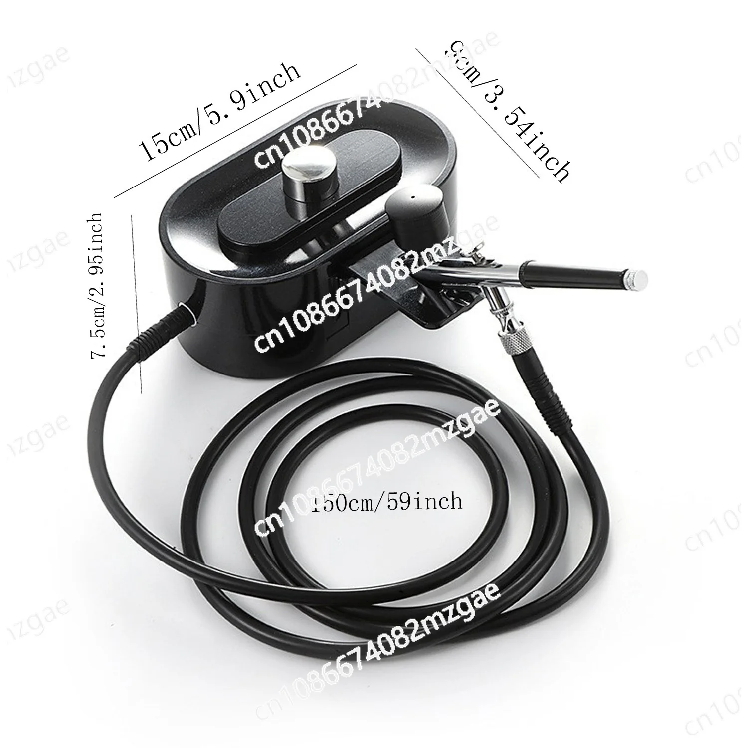 

Портативный аэрографический набор двойного действия и мини-набор для рисования и макияжа