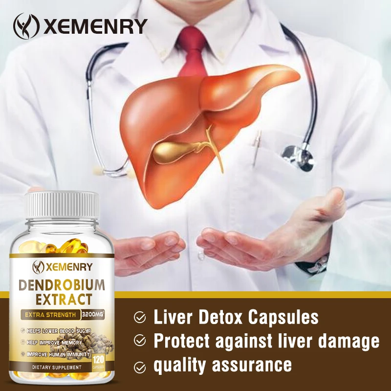 Dendrobium Extract - Liver Cleanse Detox, Promotes Normal Liver Function