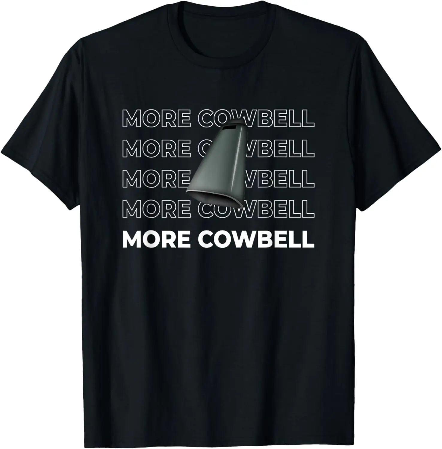 

Need More Cowbell Funny Drummer T-Shirt
