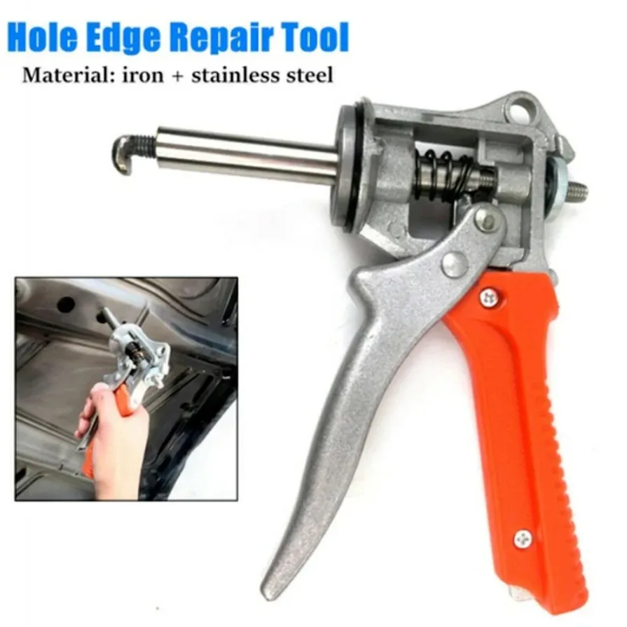 

1pc Heavy Duty Panel Hole Edge Repair Clamp Tool Car Trimming Pliers Flat Hole Edge