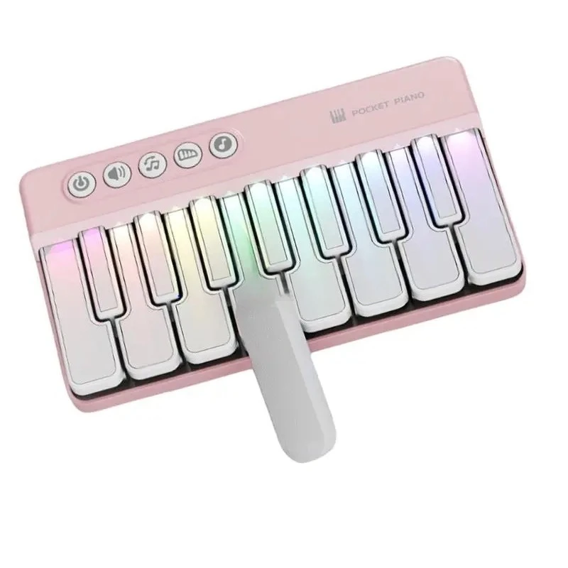 الأطفال قوس قزح الإلكترونية البيانو الموسيقى الخفيفة يمكن أن تلعب البيانو لعبة الموسيقى متعددة الوظائف للتعليم في مرحلة الطفولة المبكرة العملي