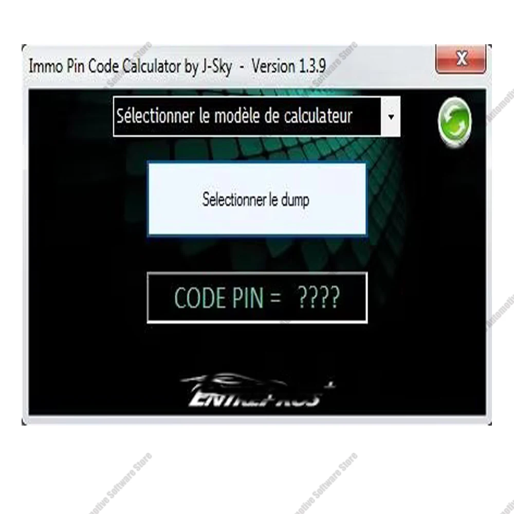 IMMO Pin Code Calculadora V1.3.9 Software de carros para Psa Opel Fiat Vag Código PIN desbloqueado em muitos PSA ecu podem ser decodificados por dumping