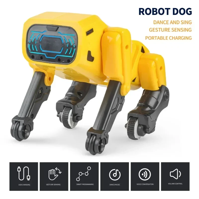 kawaii rc cars gifts-gesture induction rc robot dog,remote control car,Intelligent stunt electric dog,cool stuff,toys for kids