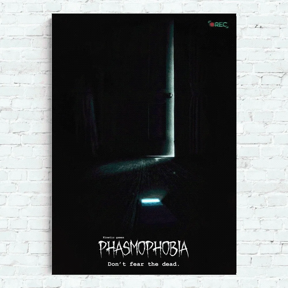 Game Phasmophobia Poster Home Office Wall Bedroom Living Room Kitchen Decoration Painting