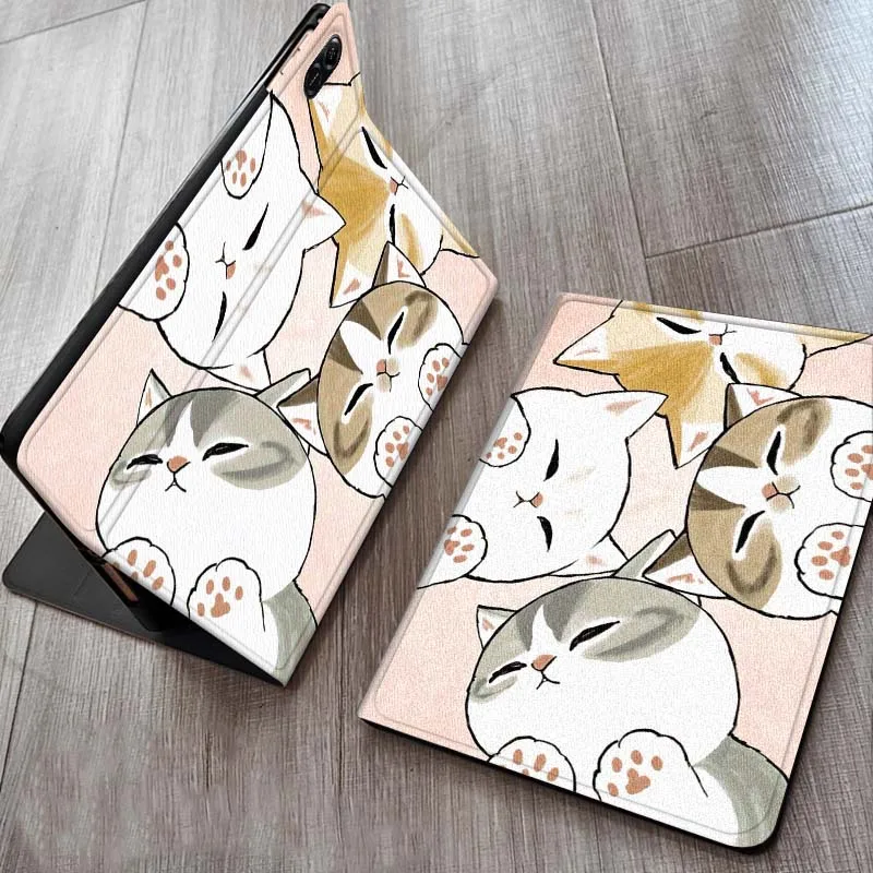 

Animal Peeping Screen Pattern Case For Huawei MediaPad MatePad M5 M6 11 12 X SE T10 T10s 2 C5e T5 Pro Lite Air 11.5 Inch Tablet