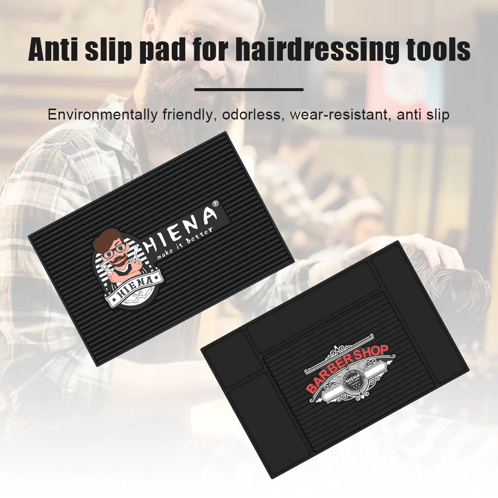 Нескользящий коврик для парикмахерской, подушка, парикмахерский инструмент, машинки для стрижки, ножницы, расческа, триммеры, органайзер для хранения щеток, салон