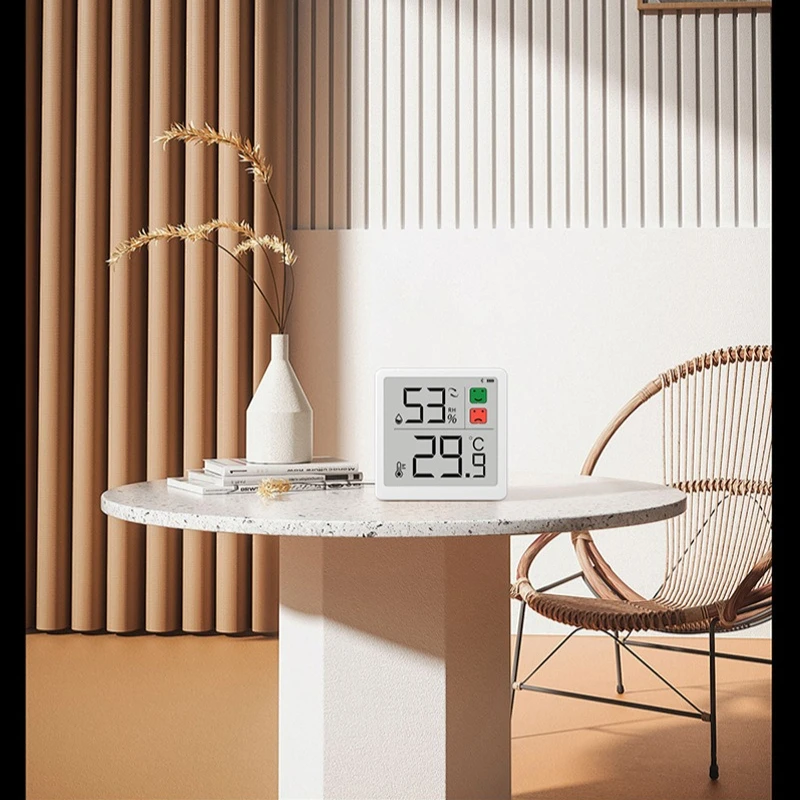 Youpin-termómetro Digital LCD, Mini higrómetro para interiores, práctico higrómetro electrónico de temperatura, Sensor, termómetro para el hogar