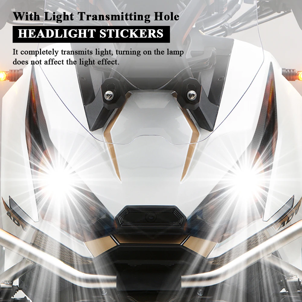 Waterproof Motorcycle Headlight Guard Stickers Motorbike Head Light Decal Protection For Zontes 368G 368 G 368g 2024 Accessories - Image 6